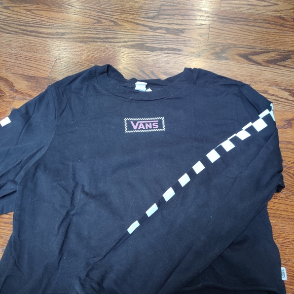 Vans cropped checkered long sleeve Tee - Picture 5 of 7